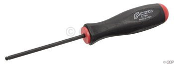 Bondhus BND10660 4.0mm Ball End Screwdriver with ProGuard Finish, 3.7", 2-Piece