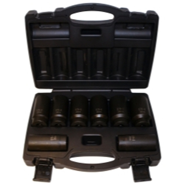 Horizon Tool CAL976 Cal-Van Tools 12-Point Metric Axle Nut Socket Set (CAL-)