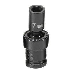 Grey Pneumatic GRE907UMS SOC 7MM 1/4D IMP UNIV 6PT