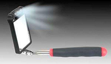 HTK-2LT - Rectangular 2-1/4" X 3-1/2" Telescoping LED Lighted Inspecti