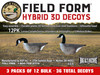 Field Form Hybrid 3D Lesser Canada Geese Decoys - 3 Pack Bulk (36 decoys)