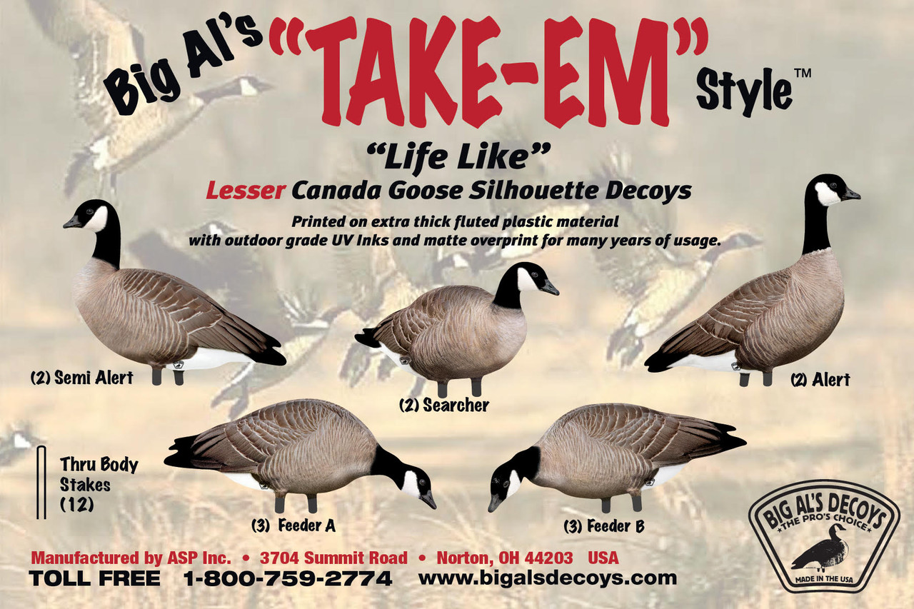 Lesser Canada Goose Silhouettes - Big Al's Decoys