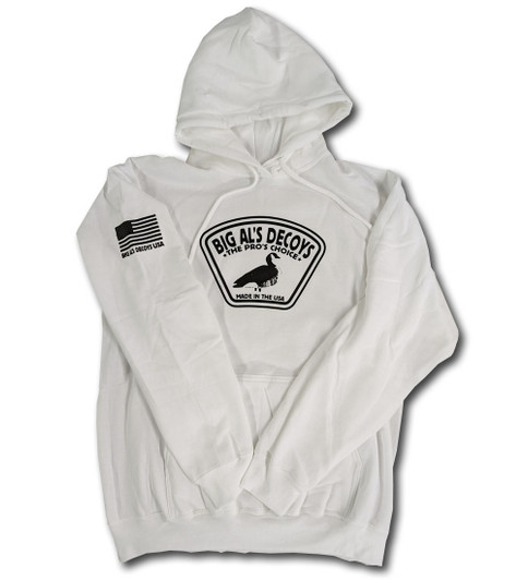 Big Al's White Alt Hoodie 