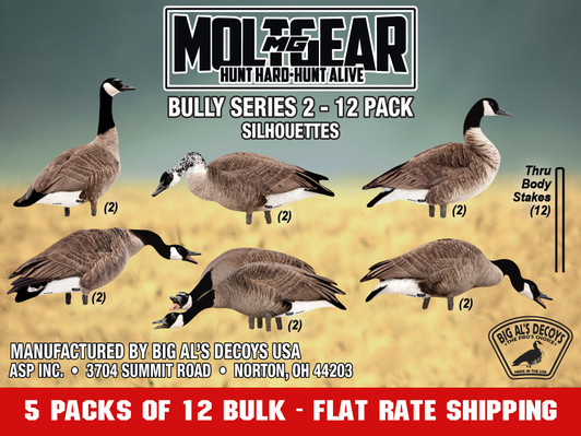 Molt Gear 5 Pack Bully Series 2 (60 Decoys) Molt Gear 5 Pack Bully Series 2 (60 Decoys)