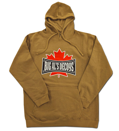 Big Al's New Canada Logo Hoodie Coyote Brown Big Al's New Canada Logo Hoodie Coyote Brown