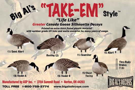 Greater Canada Goose Silhouettes **SALE** Greater Canada Goose Silhouettes **SALE**