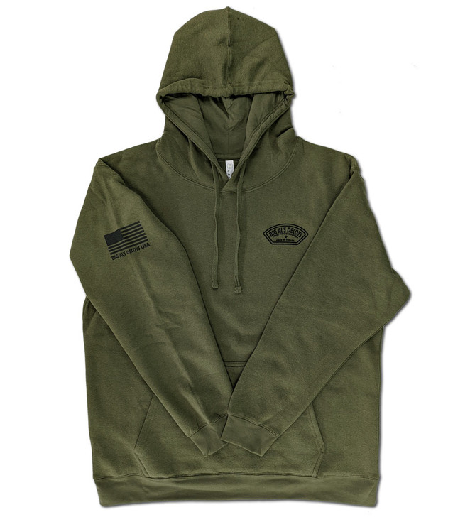 Big Al's Loden Green Alt Hoodie - Big Al's Decoys