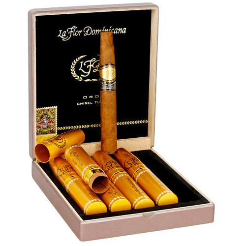 La Flor Dominicana Oro Chisel Tubo