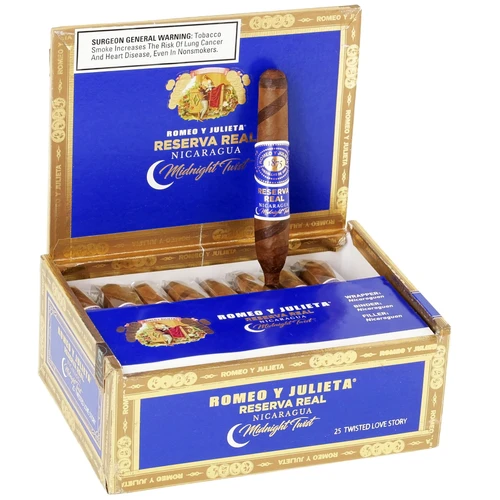Romeo y Julieta Reserva Real Nicaragua Midnight Twist Twisted Love Story