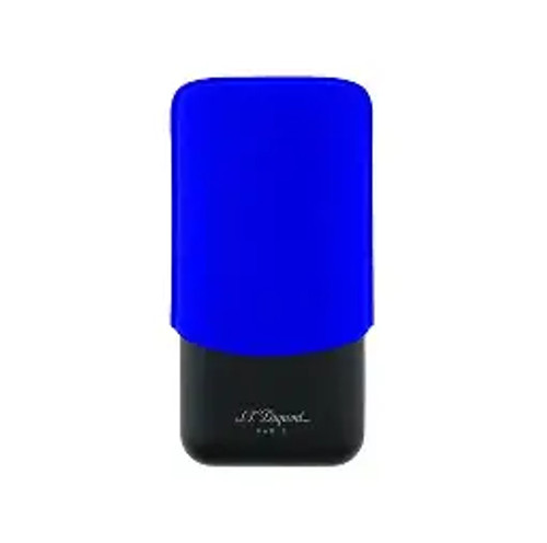 S.T. Dupont 3 Cigar Case Flurescent Blue