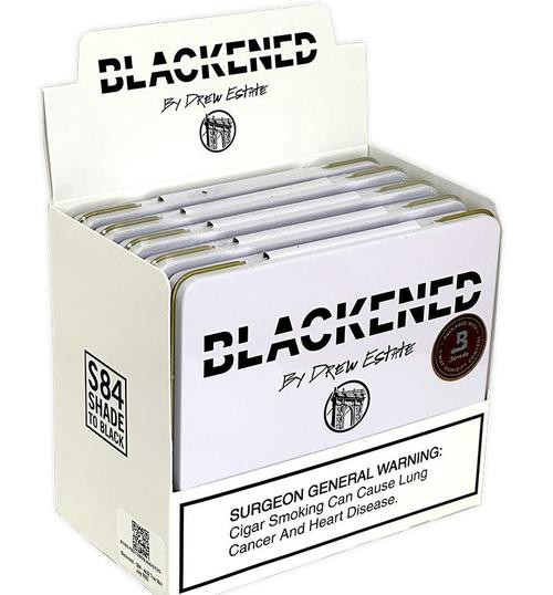 Blackened S84 by Drew Estate Tins