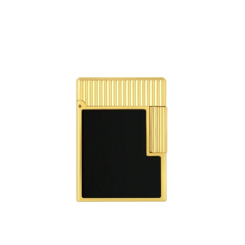ST Dupont Line 1 Vertical Line Black/Yellow Gold
