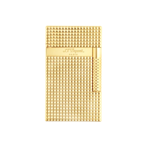 ST Dupont Le Grand Diamond Head Lighter Golden