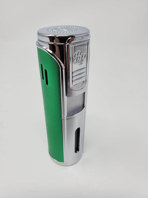 Rocky Patel Envoy Chrome & Light Green Lighter