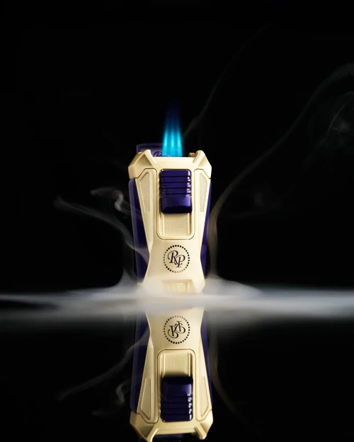 Rocky Patel Collection Gold & Purple Lighter