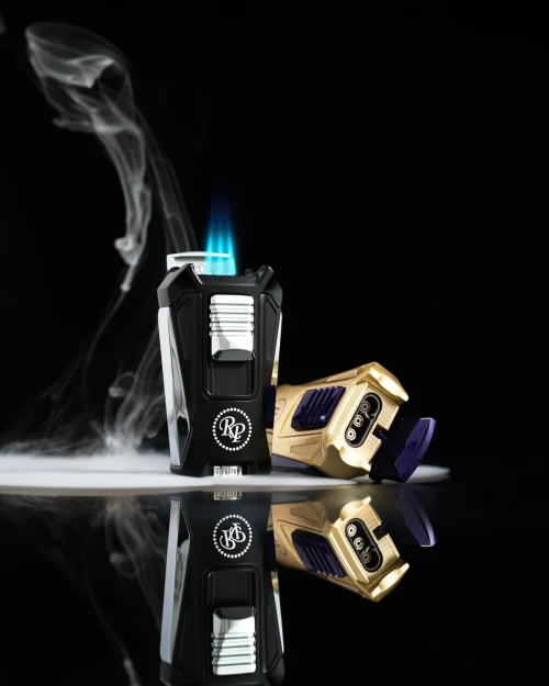 Rocky Patel Collection Chrome & Black Lighter