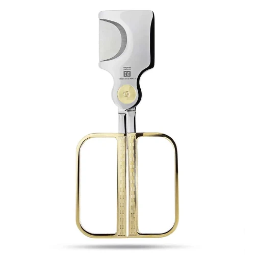 Elie Bleu Cigar Cutter Scissors Silver & Gold