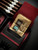 Project Carbon Leather Series Robusto's Limited Edition Travel Case Maroon & Black