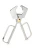 Elie Bleu Cigar Cutter Scissors Silver