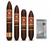 Arturo Fuente Black Pink Sampler + Prometheus Chrome Vertical Line Lighter