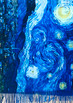 Vincent van Gogh Starry Night Masterpiece Thick Soft Shawl/Wrap in Giftbox