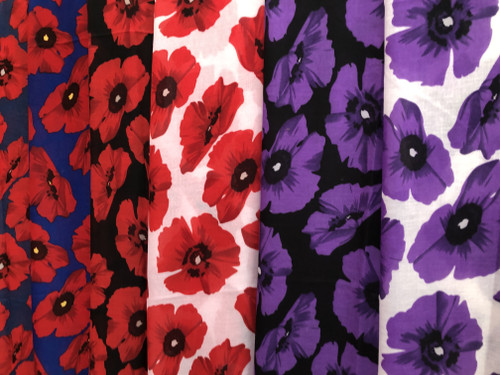 Poppy Scarves