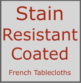 150 cm Round French Tablecloths – Stain-Resistant