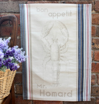 Homard Jacquard Tea Towel Made in France