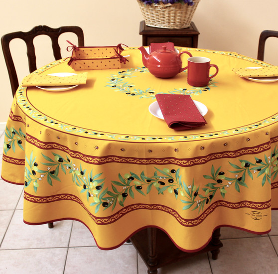 180cm Round French Tablecloth