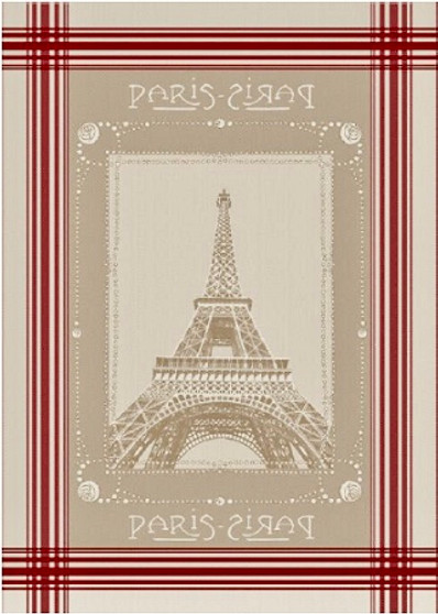 Eiffel Jacquard Tea Towel Made in France