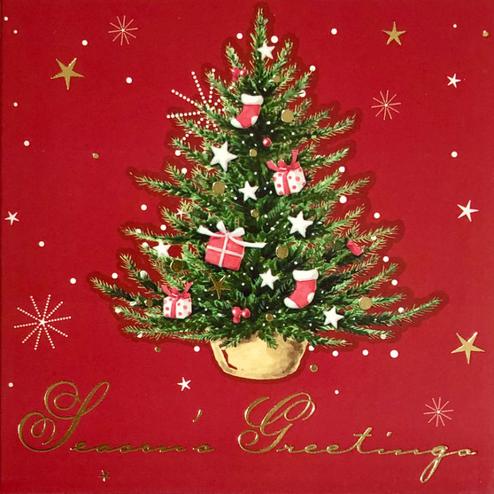 Christmas Card 10x10cm tree