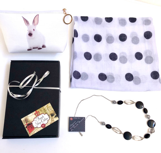 Gift Box for Her spots bunny - H4