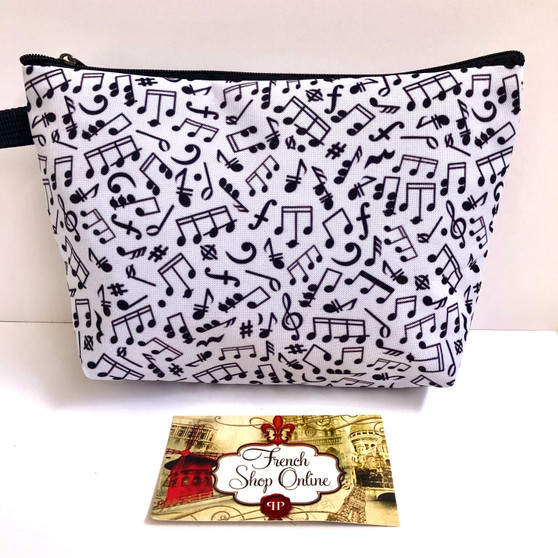 Music Notes  Cosmetic bag