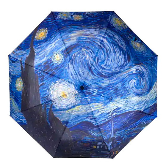 Auto Open Folding Umbrella Vincent van Gogh Starry Night