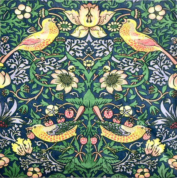 20 Paper Napkins – William Morris Strawberry Thief Navy 33x33cm Luncheon 20 Paper Napkins – William Morris Strawberry Thief Navy 33x33cm Luncheon
