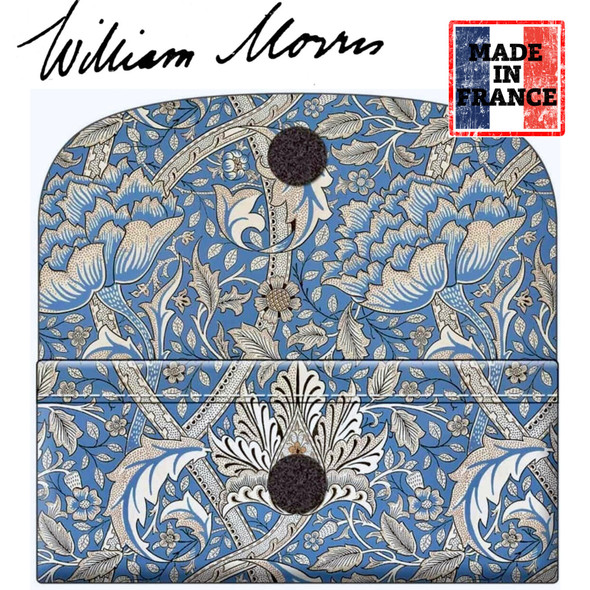 William Morris Windrush – Blue Soft Velour Glasses Case Made in France