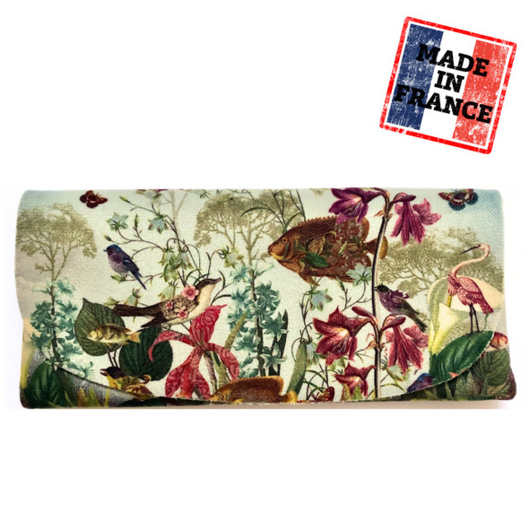 Fish Pond Soft Velour Glasses Case Made in France Fish Pond Soft Velour Glasses Case Made in France