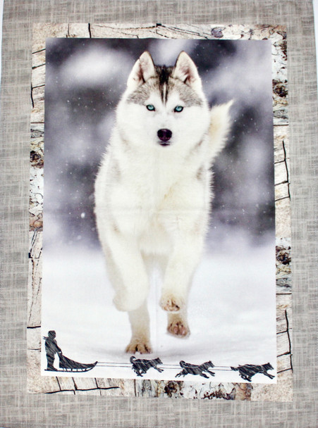 Husky Tea Towel Made in France
