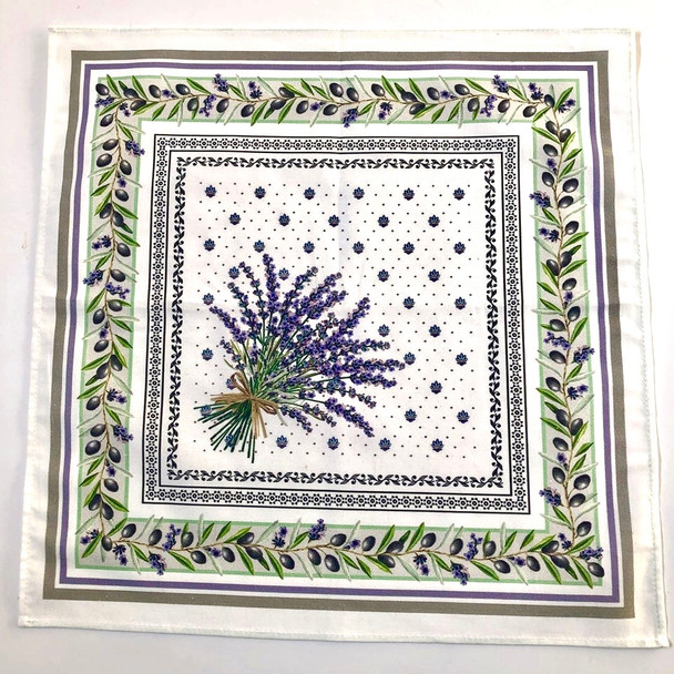 Lauris Ecru155x350cm 12seats COATED French Tablecloth Made in France