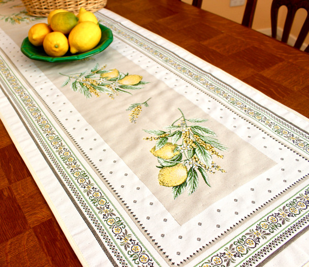 Menton 49x160cm French Thick Jacquard Tapestry Style Runner Made in France