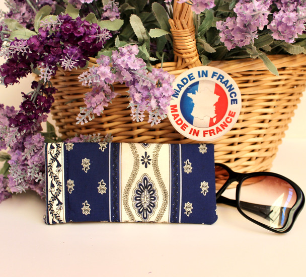 Spectacles Pouch Marat Avignon Blue Made in France