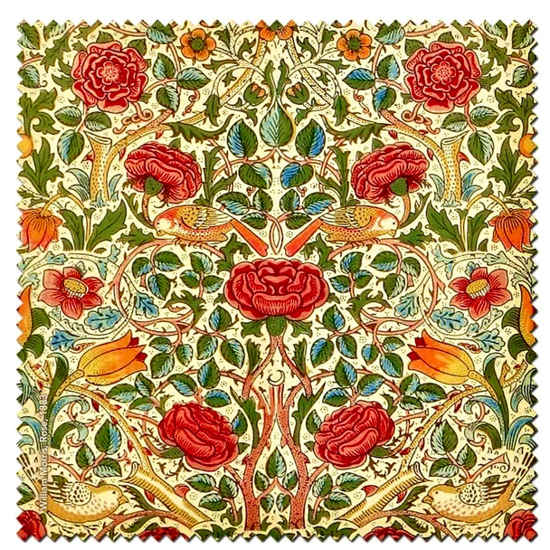 William Morris Rose – Soft Velour Glasses Case Made in France William Morris Rose – Soft Velour Glasses Case Made in France