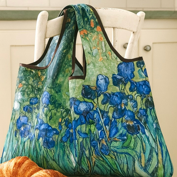 Vincent van Gogh – Irises Foldable Shopper Bag Vincent van Gogh – Irises Foldable Shopper Bag