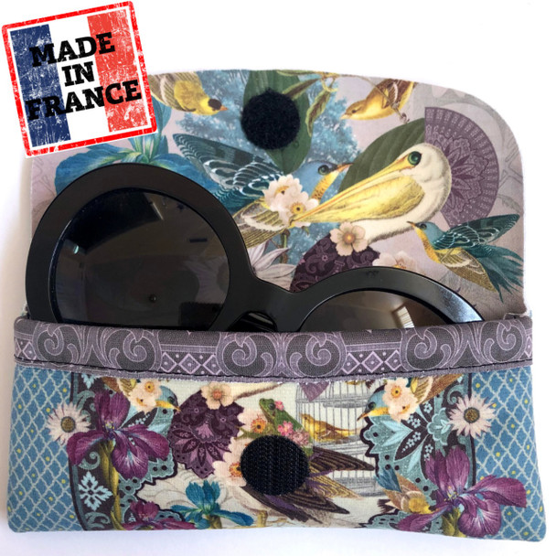 Pelican Soft Velour Glasses  Case Made in France Pelican Soft Velour Glasses  Case Made in France