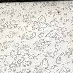 Coteau Vine Red Jacquard French Tablecloth 160x300cm 10seats Made in France