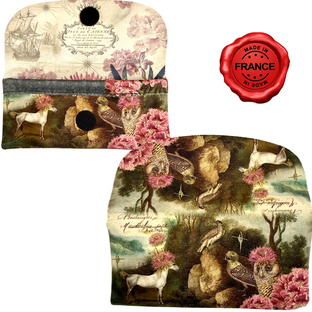 Isabelle Frioux The Living Garden – Soft Velour Glasses Case Made in France
