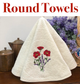 Round Hand Towels