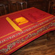 Ramatuelle Red /Yellow  French Serviette Napkin Made in France