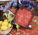 Marat Avignon Tradition Rust French Tablecloth 155x300cm 10 Seats COATED Made in France