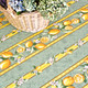 Lemon Green 155x120cm 4-6Seats Small Tablecloth Made in France